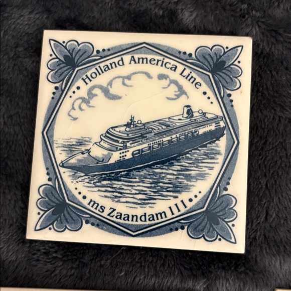 Holland America Line Coasters Set of 7 - Picture 2 of 6